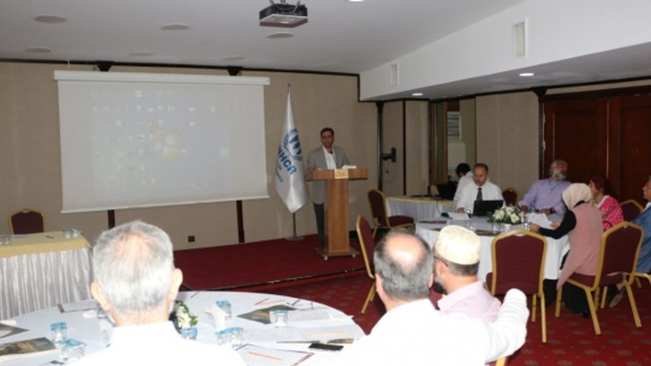 Bilici, Mültecilerin Hak ve Hizmetlere Erişim Çalıştayında.