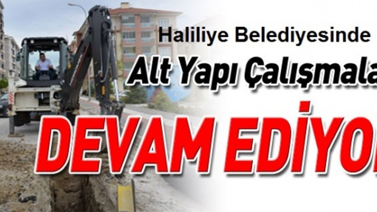 Haliliye Belediyesi kırsalda yol çalışmalarını sürdürüyor.