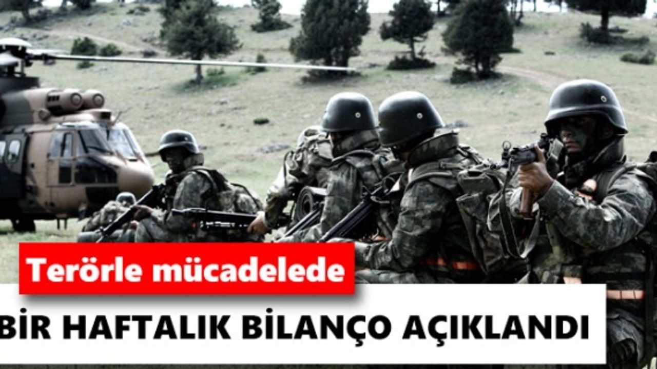 34 terörist etkisiz hale getirildi