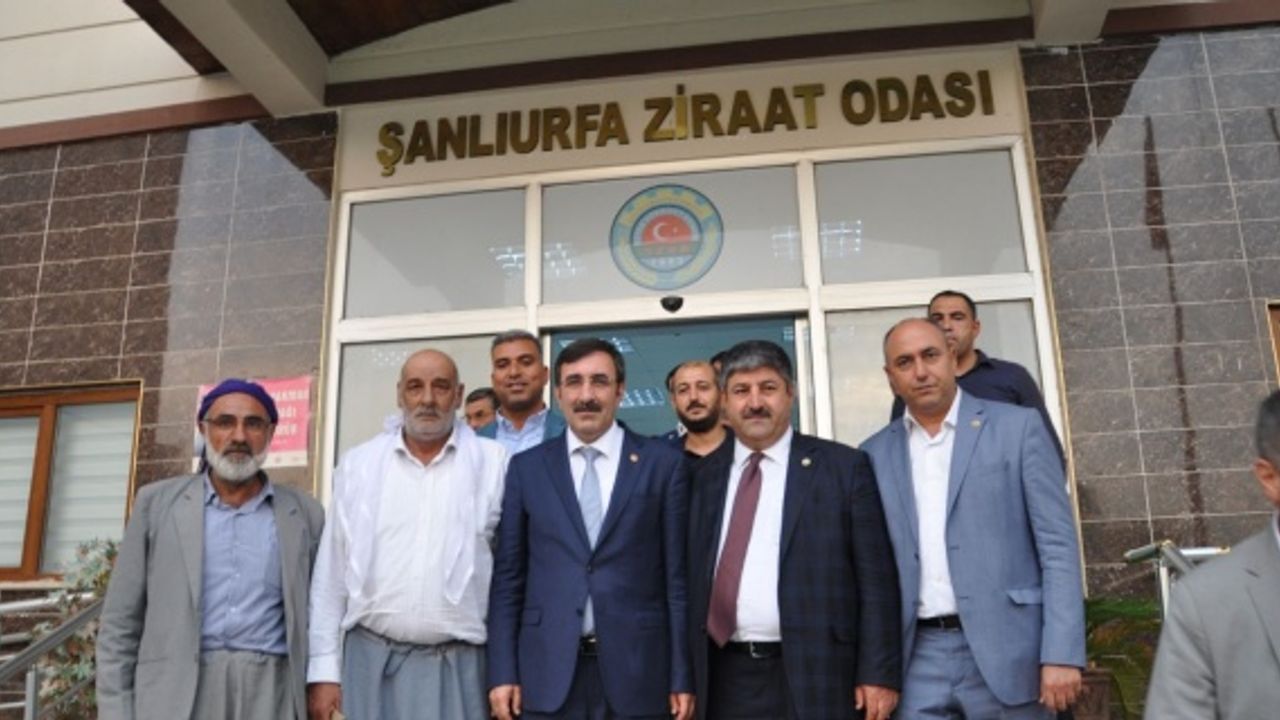 Bakan Kaya ve Yılmaz Ziraat Odasını Ziyaret Etti