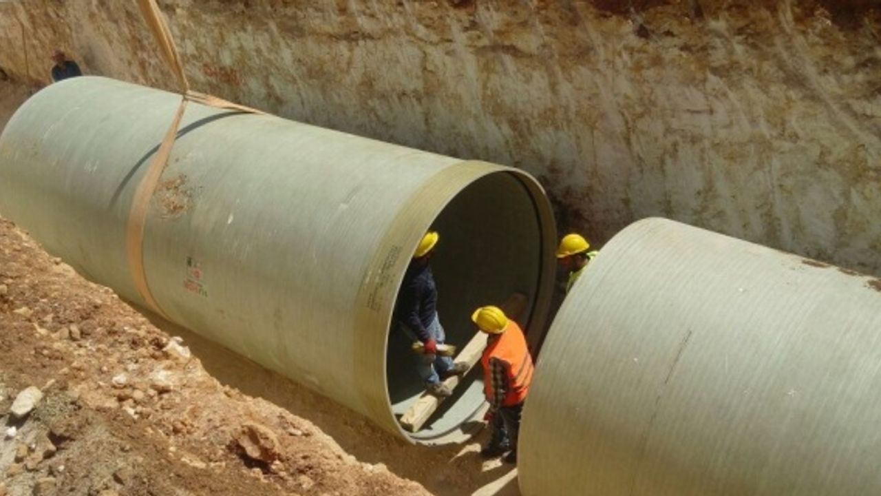 Ceylanpınar Ovaları Cazibe Sulaması 2. Kısım Şebeke işinde çalışmalar devam ediyor.