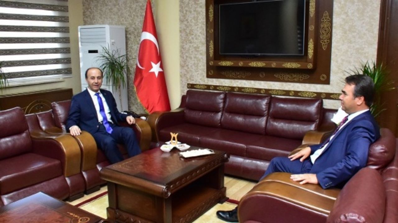 Erin, Cumhuriyet Başsavcılığına atanan Sadi Doğan’ı makamında ziyaret etti.