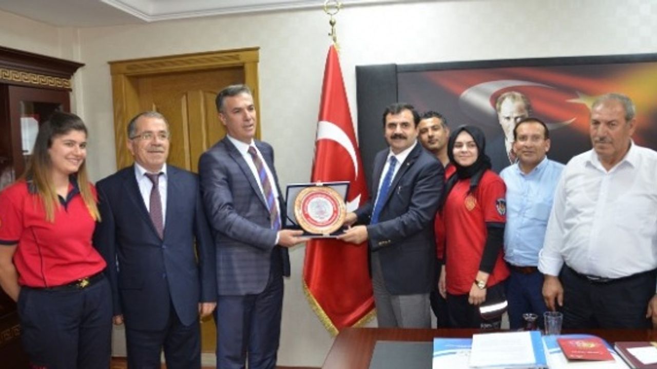 İtfaiye'den Milli Eğitim Müdürlüğü'ne Ziyaret