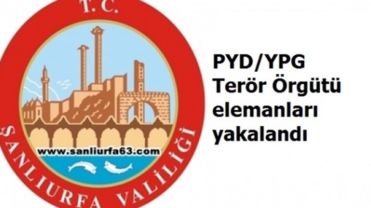 PYD/YPG Terör Örgütü elemanları yakalandı.