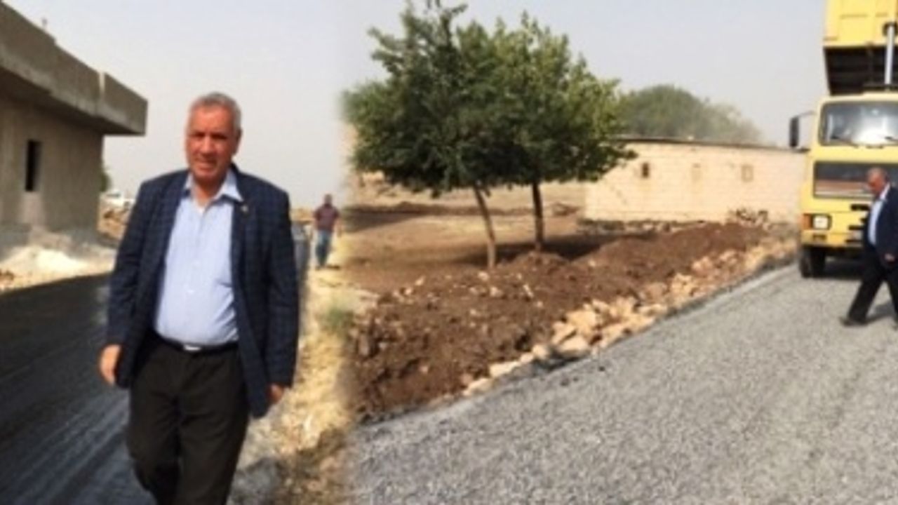 Viranşehir'de asfalt yol yapım çalışmaları tüm hızıyla devam ediyor.