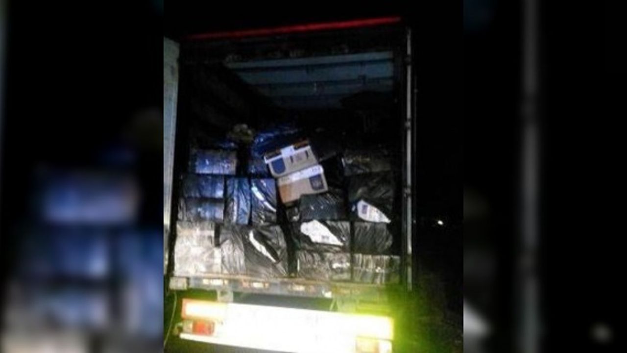 37 bin paket kaçak sigara yakalandı.