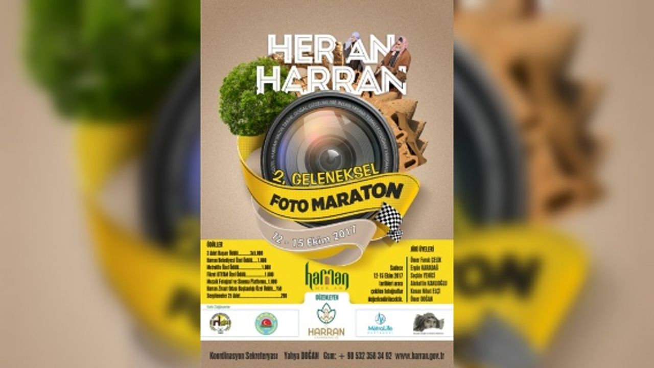 “Her An Harran” temalı yarışma başlıyor.