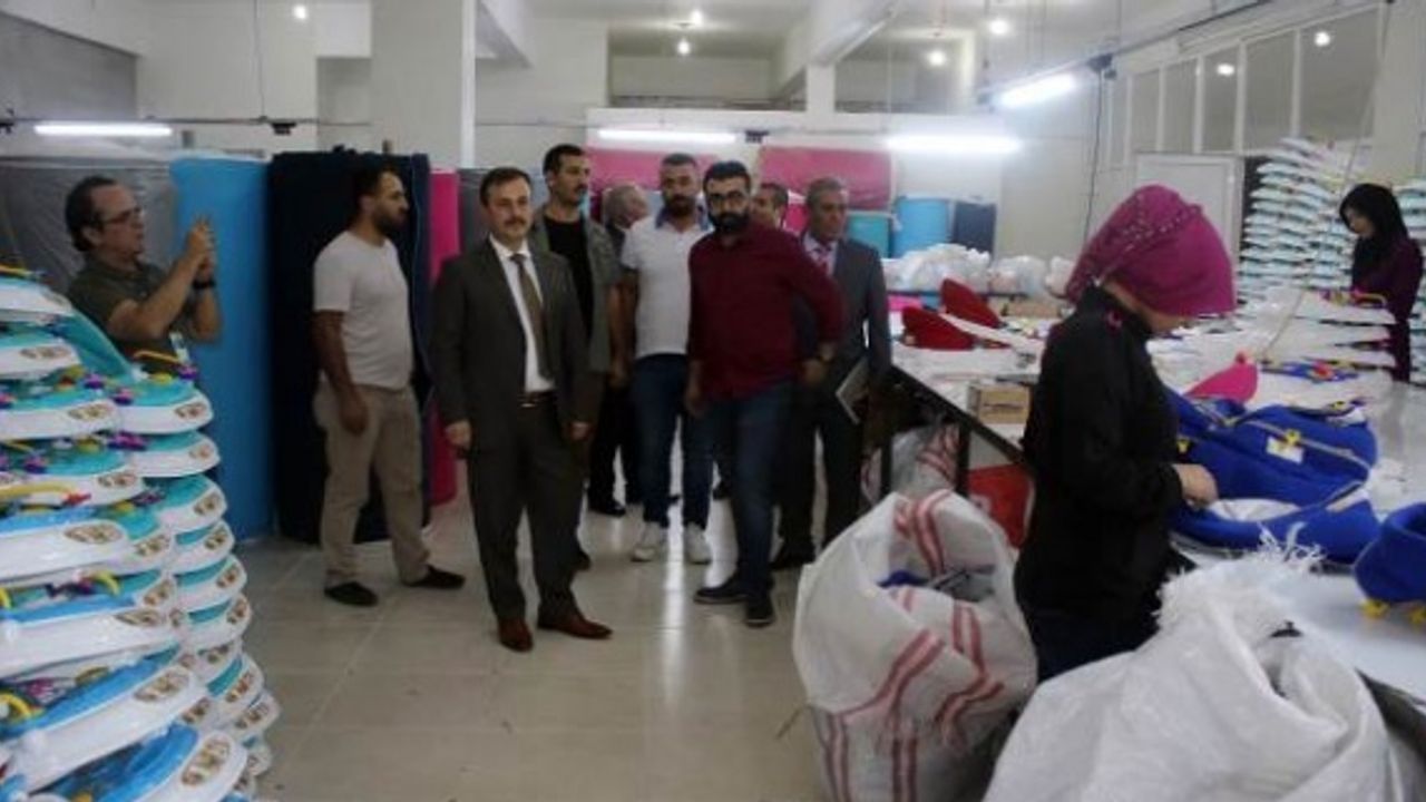 Perçi,“Aybek Bebe Gereçleri” İsimli İşletmeyi Ziyaret Etti