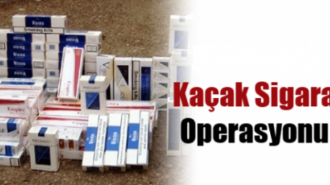 10 Bin 120 Paket Kaçak Sigara Ele Geçirildi