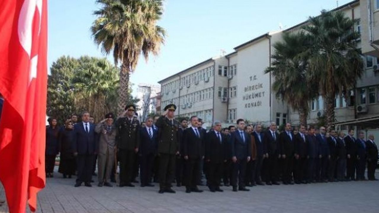 Birecik'te,10 Kasım Atatürk’ü Anma Programı