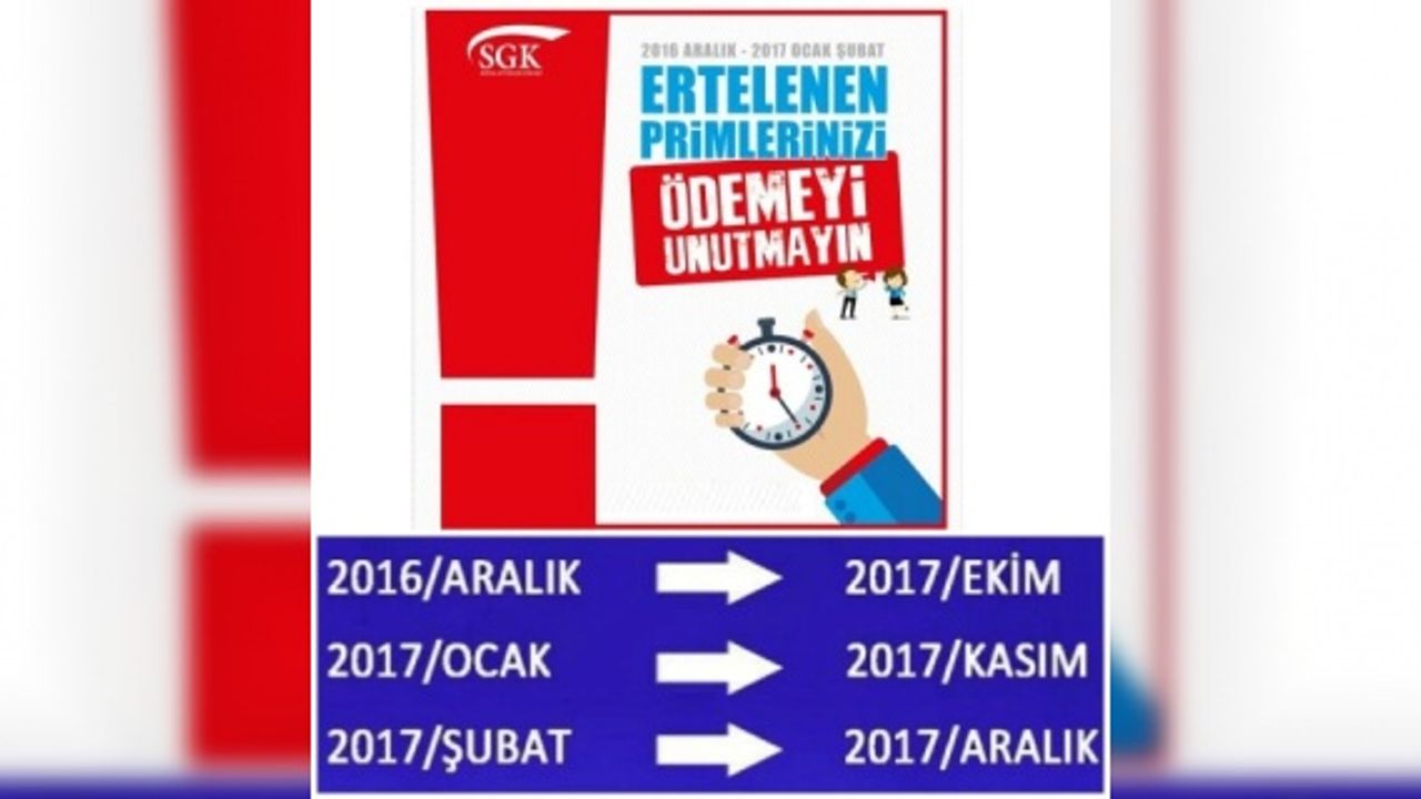 Ertelenen Sigorta Primlerinizi Ödemeyi Unutnayın!