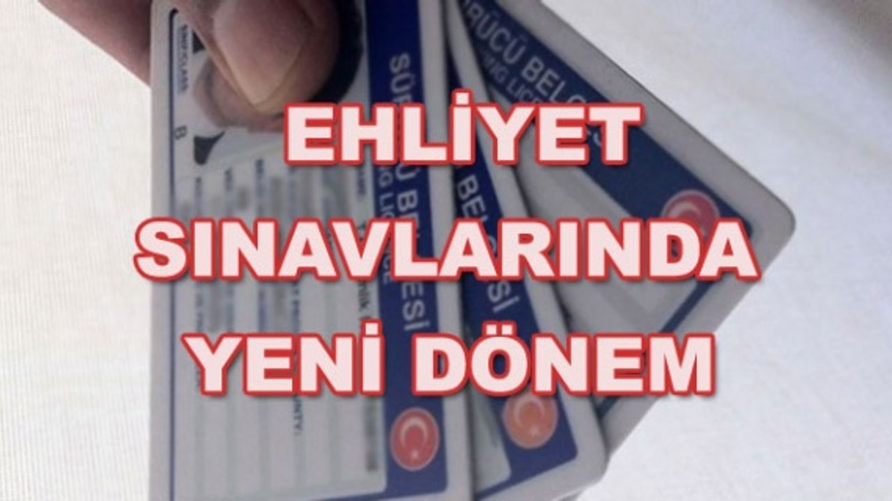 MEB duyurdu! Ehliyet sınavlarında yeni dönem
