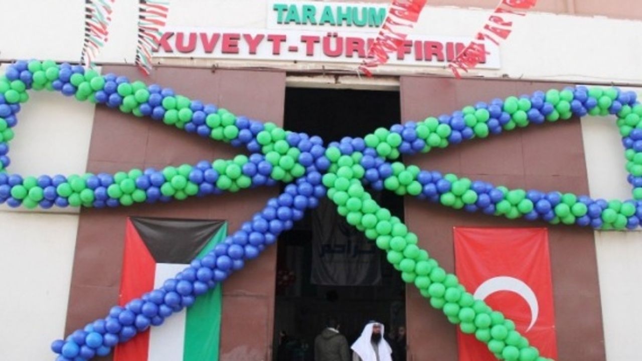 Kuveyt Emirliği, Suriyeliler İçin Ekmek Fırını Açtı