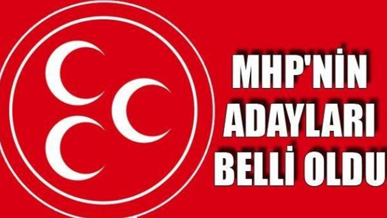 MHP'nin Şanlıurfa Milletvekili Adayları Açıklandı