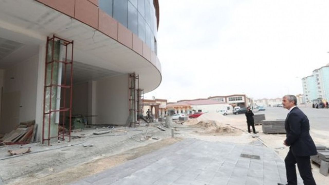 Gaziantep Şahinbey'de  Mavikent Sosyal Donatı Alanlarında Sona Doğru