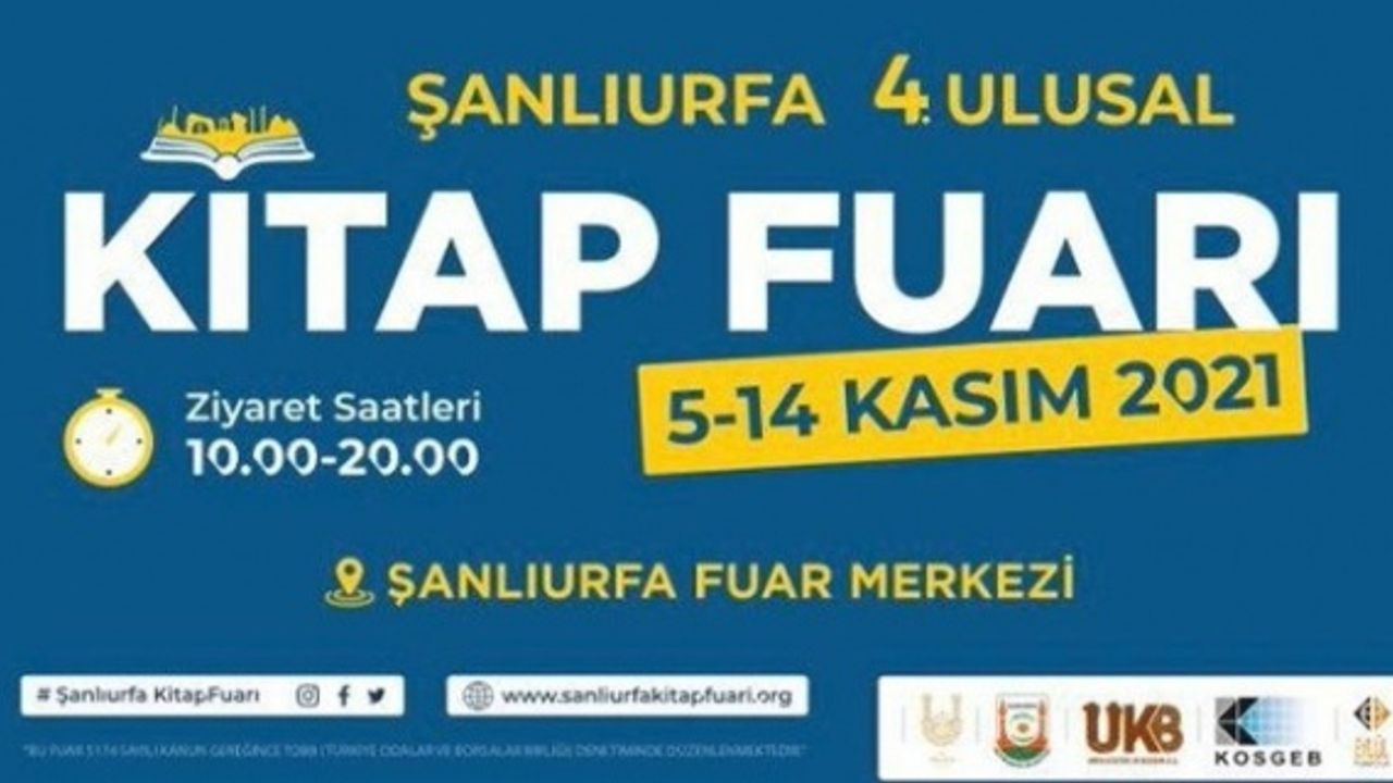 ŞANLIURFA 4. ULUSAL KİTAP FUARI KAPILARINI AÇIYOR