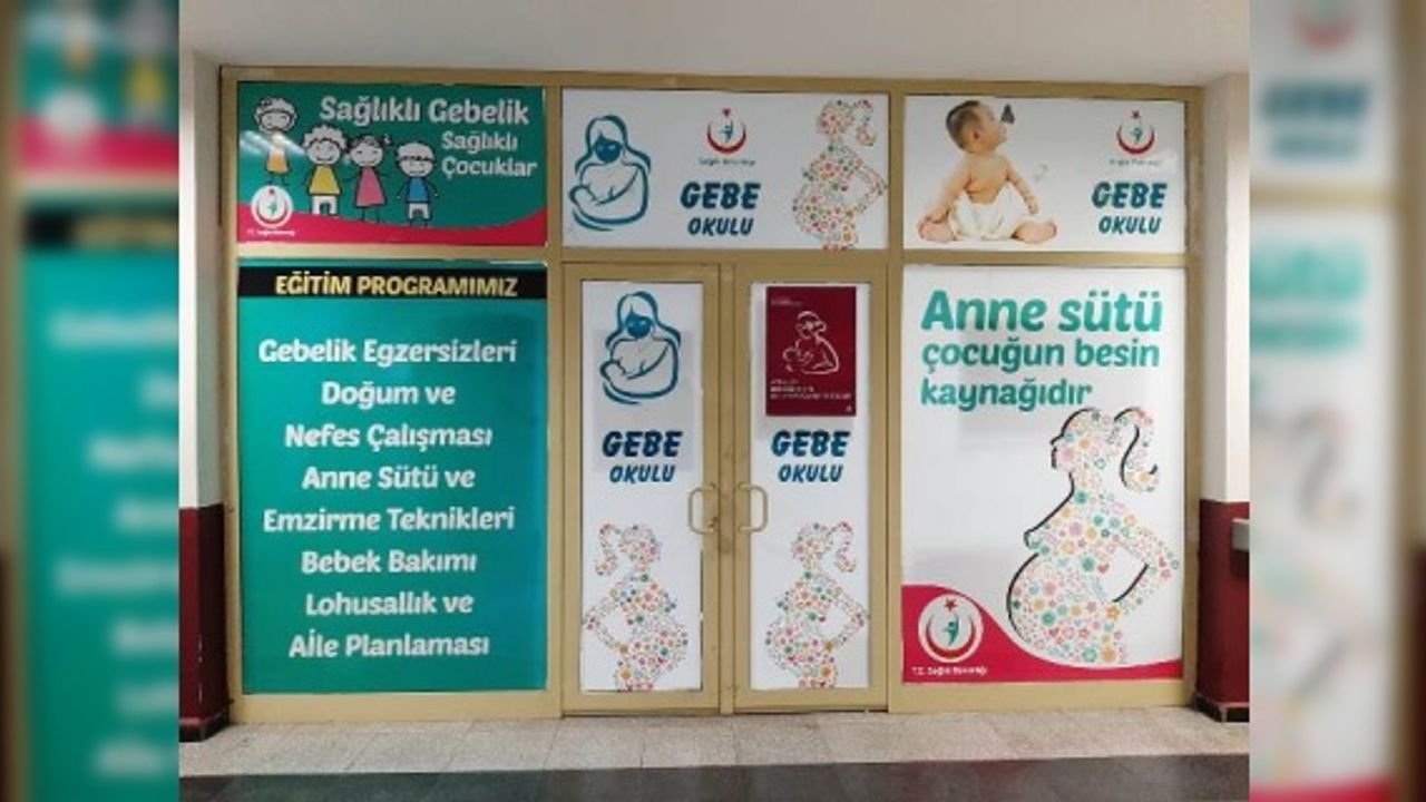 Siverek Devlet Hastanesinde Gebe Okulu açıldı