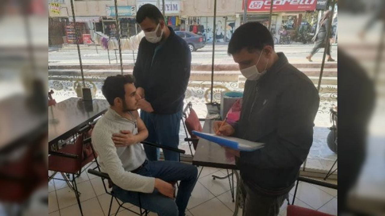Şanlıurfa Haliliye de esnafa Aşı yapıldı