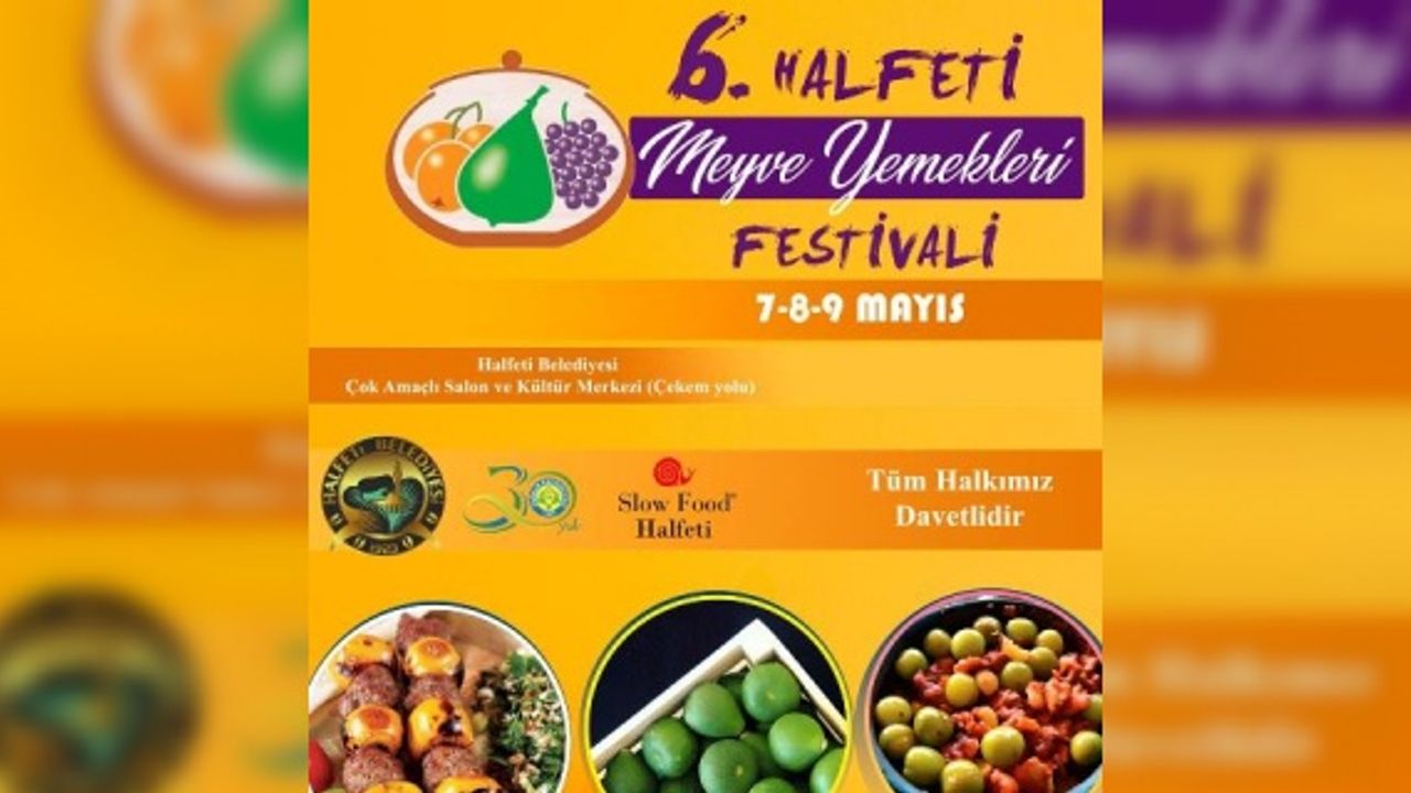 Halfeti Belediyesi " 6. Halfeti Meyve Yemekleri Festivali’ne herkesi bekliyoruz."
