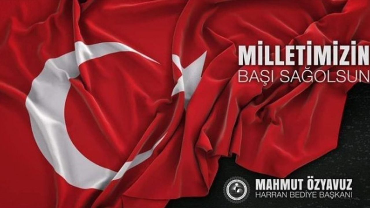 Başkan Özyavuz "Aziz Milletimize başsağlığı diliyorum"