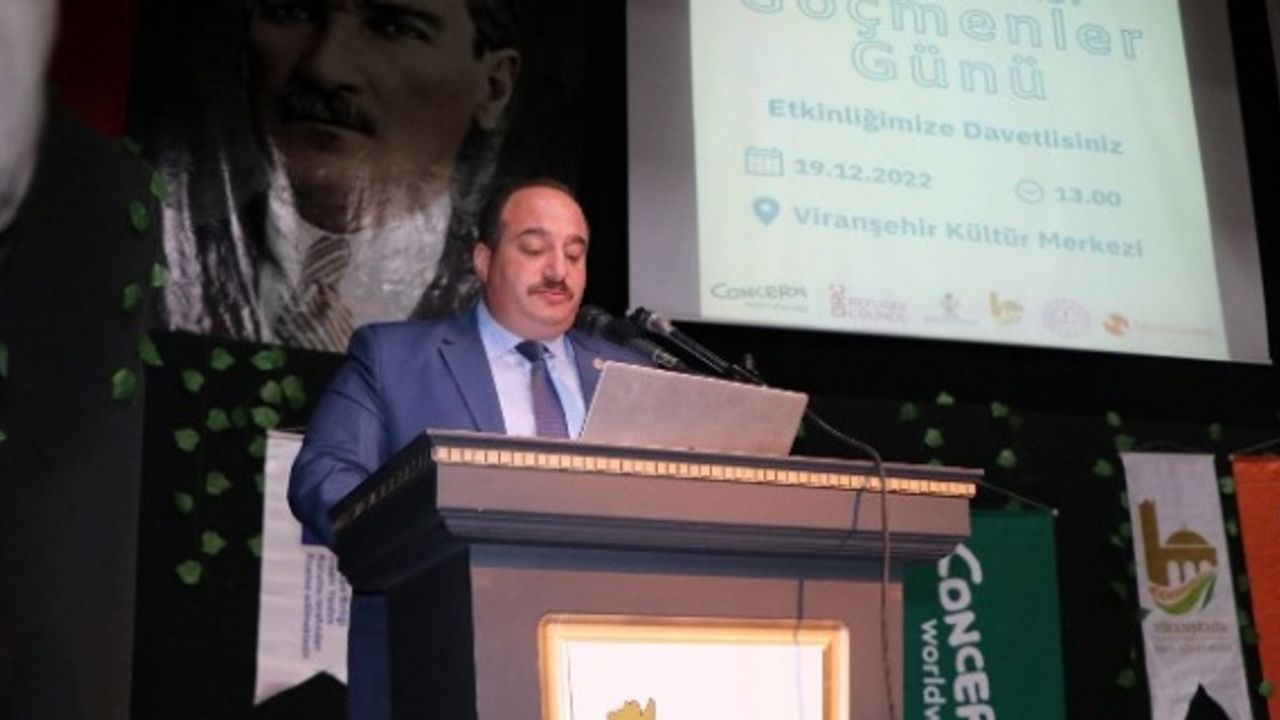 BAŞKAN EKİNCİ: GÖÇMENLERE HER TÜRLÜ DESTEĞİ SUNUYORUZ