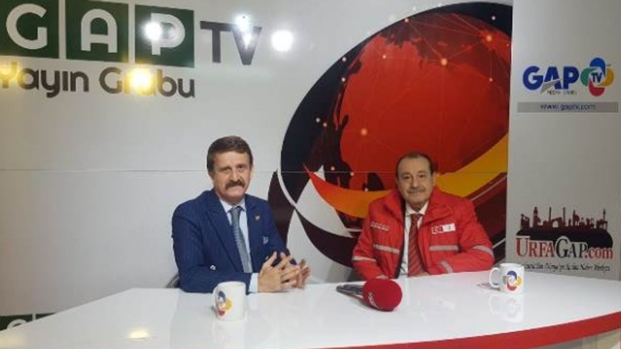 Dr.Ahmet İnan ve Kızılay ekibinden GAP TV ye iadeyi ziyaret