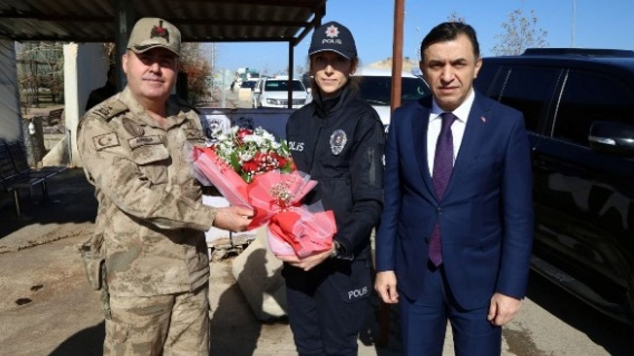 Ulucan ve Avkıran'dan Ceylanpınar Polis Uygulama noktasını ziyaret