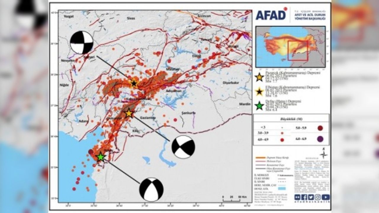 AFAD "Bölgede 7200'ün üzerinde artçı deprem meydana geldi"