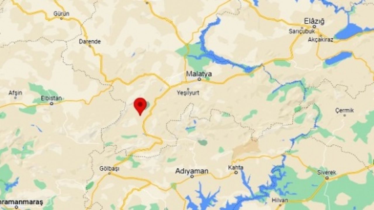 MALATYA-DOĞANŞEHİR-YOLKURU MERKEZLİ 4.4 BÜYÜKLÜĞÜNDE DEPREM