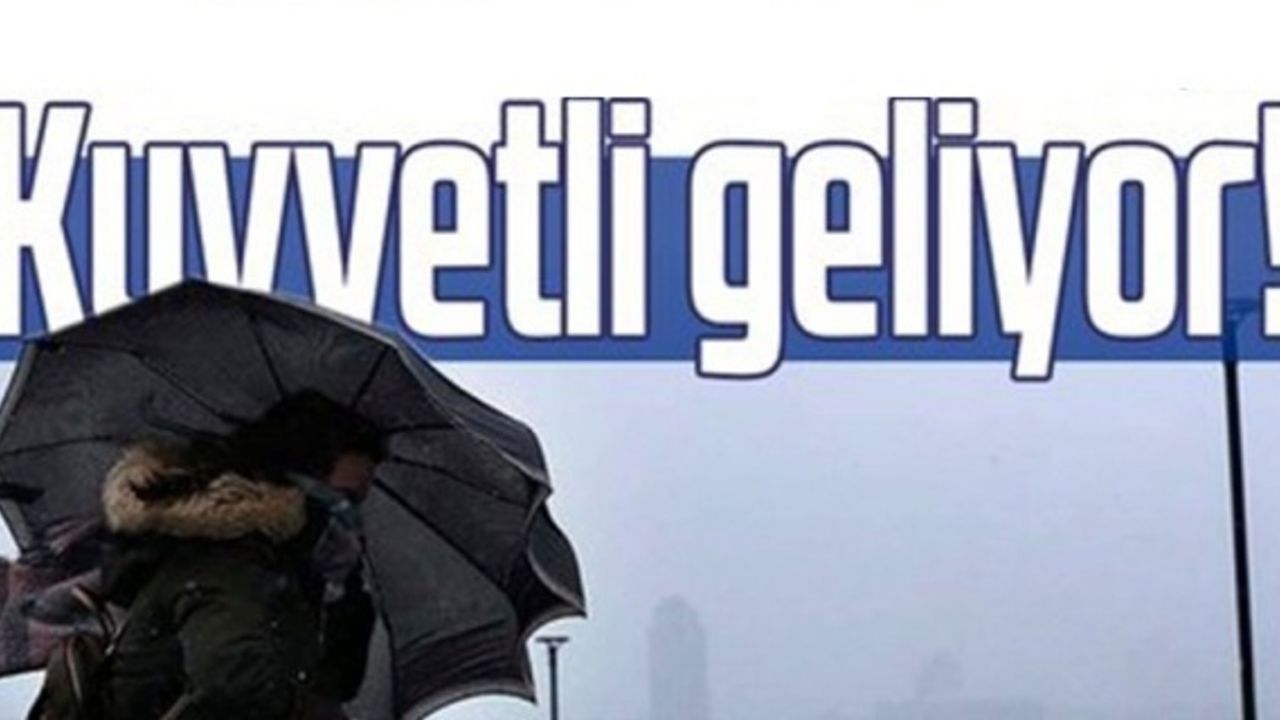 Bölgemiz için kuvvetli rüzgâr ve fırtına uyarısı!