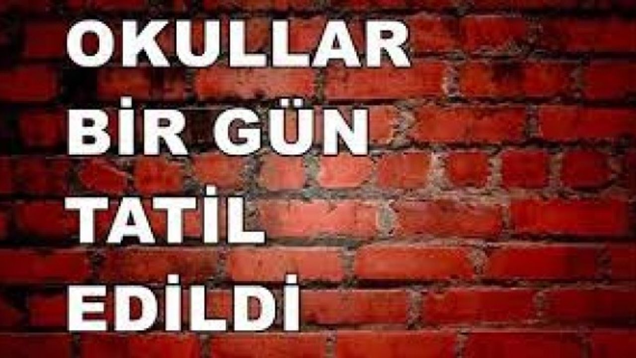 Eğitim öğretime 15.03.2023 tarihinde 1 gün ara verildi.