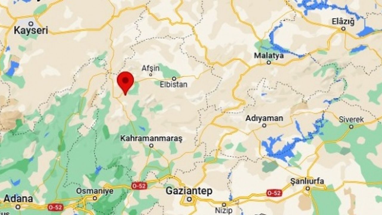 KAHRAMAN MARAŞ GÖKSUN MERKEZLİ 3.4 BÜYÜKLÜĞÜNDE DEPREM