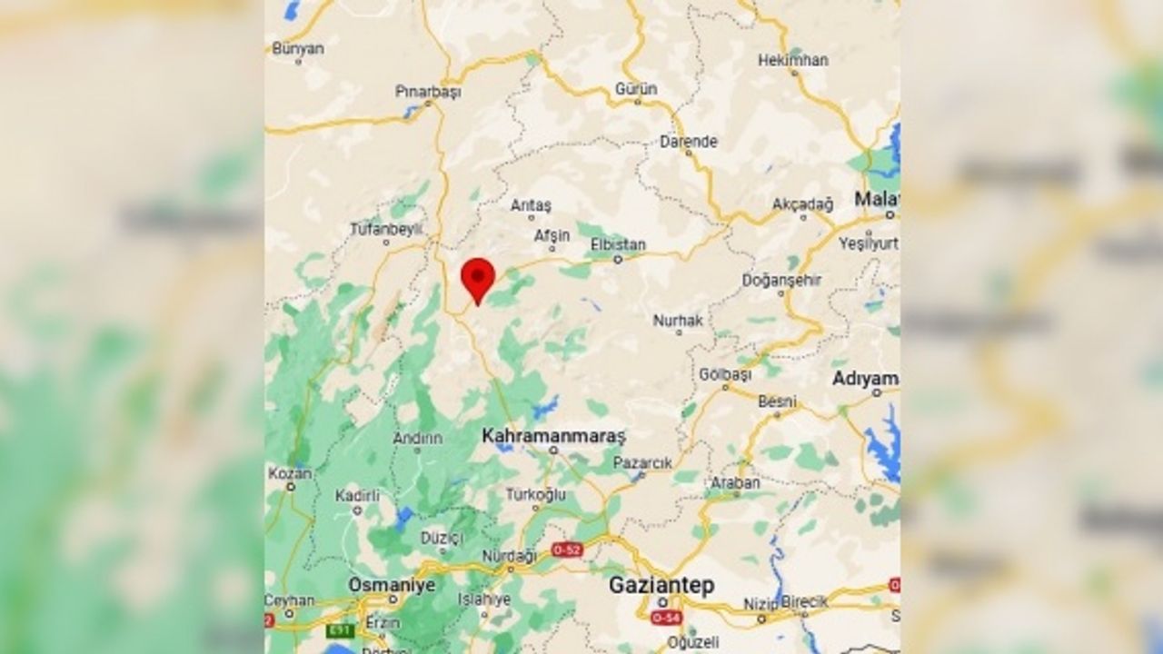 HACIÖMER-GÖKSUN (KAHRAMANMARAŞ) Merkezli 3.3 büyüklüğünde deprem!