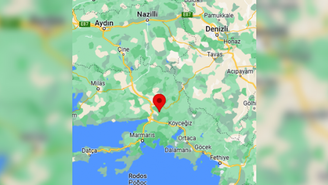 ULA (MUGLA) Merkezli 3.2 büyüklüğünde deprem!
