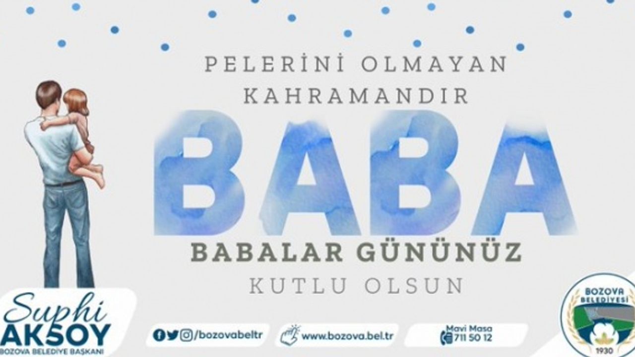 Başkan Aksoy,tüm Babalarımızın “Babalar Günü” kutlu olsun"