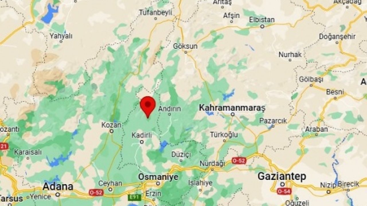 KOSEPINARI-KADIRLI (OSMANIYE) MERKEZLİ 3.5 BÜYÜKLÜĞÜNDE DEPREM