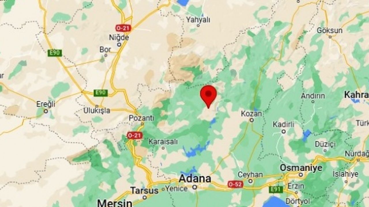 GIREGIYENIKOY-ALADAG (ADANA) 3.3 BÜYÜKLÜĞÜNDE DEPREM