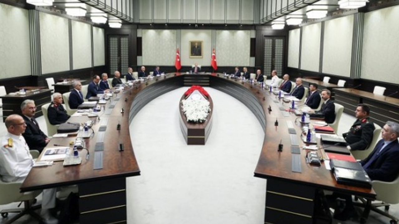 Millî Güvenlik Kurulu Cumhurbaşkanı Recep Tayyip Erdoğan başkanlığında toplandı.