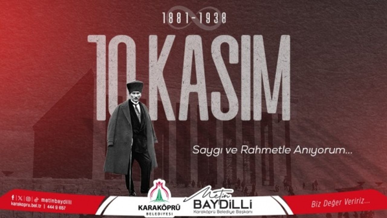 Başkan Baydilli "saygı ve rahmetle  anıyorum"