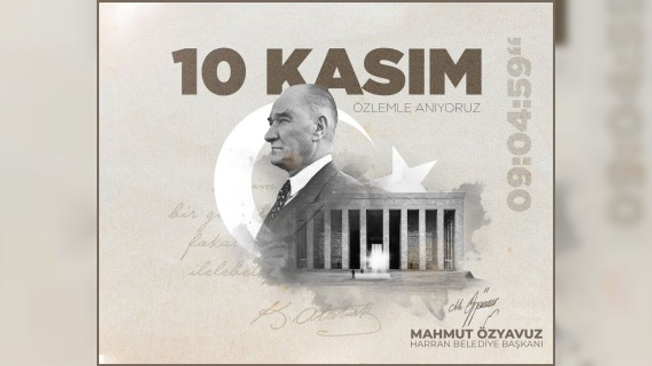 Başkan Özyavuz "saygı, rahmet ve minnetle anıyoruz."