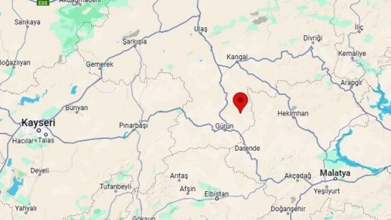 KULAHLI-GURUN (SIVAS)  3.2 BÜYÜKLÜĞÜNDE DEPREM