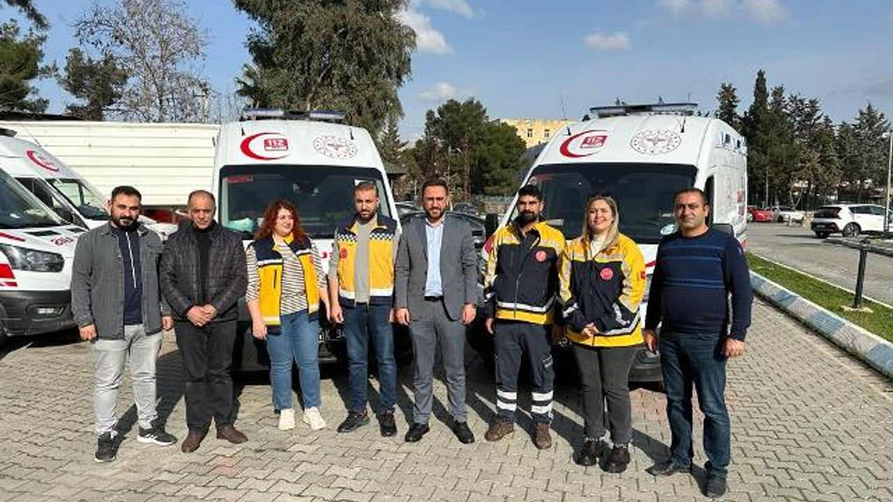 2 Adet Ambulans Şanlıurfa İl Sağlık Müdürlüğüne tahsis edildi.