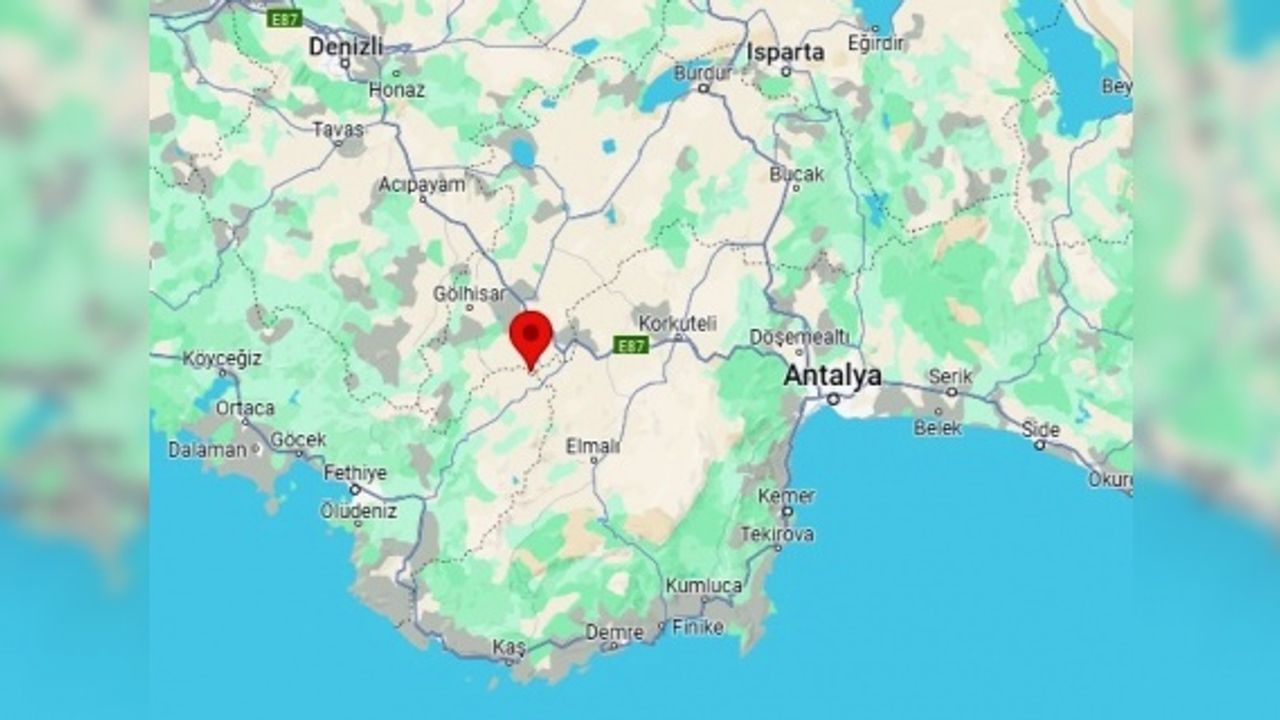 COBANISA-FETHIYE (MUGLA) 3.6 BÜYÜKLÜĞÜNDE DEPREM