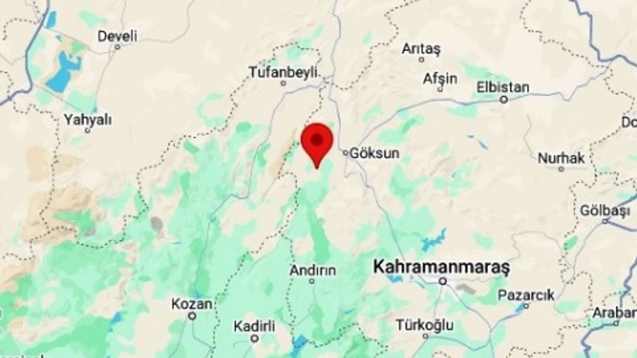 HUGTAS-GOKSUN (KAHRAMANMARAS) 3.4 Büyüklüğünde Deprem