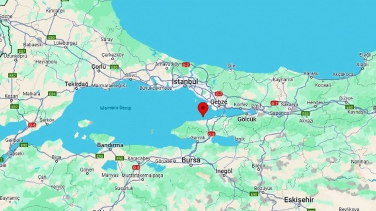 YALOVA AÇIKLARI (MARMARA DENİZİ) 3.7 BÜYÜKLÜĞÜNDE DEPREM