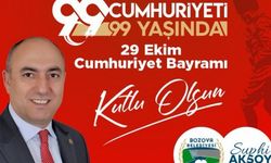 Başkan Aksoy "29 Ekim Cumhuriyet Bayramımızın 99. yılı kutlu olsun."