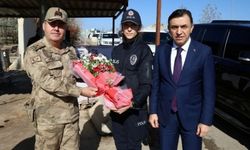 Ulucan ve Avkıran'dan Ceylanpınar Polis Uygulama noktasını ziyaret