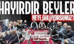 Depremzedeler yaşam mücadelesi verirken CHP heyetinin keyifleri yerinde !...