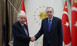 Bahçeli,Cumhurbaşkanı Erdoğan ile bir araya geldi