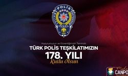 Başkan Canpolat "Türk Polis Teşkilatı’mızın 178. kuruluş yıl dönümünü kutlu olsun"